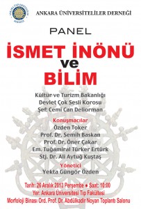 Panel : İsmet İnönü ve Bilim