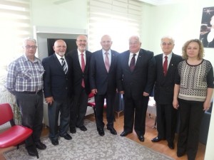 Ankara Üniversitesi Rektörü Prof. Dr. Erkan İBİŞ derneğimizi ziyaret etti.