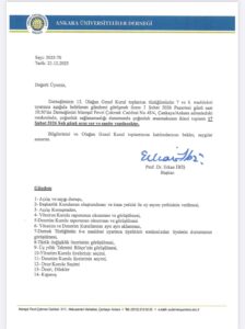 ÜYELERİMİZİN DİKKATİNE